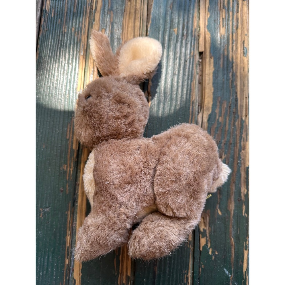 Vintage‎ 1983 Dakin Brown Bunny Rabbit Plush Stuffed Animal Toy 10 inch M89 - Picture 2 of 7